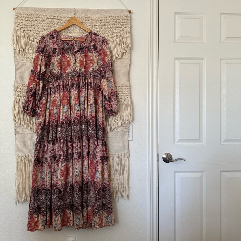 Raga Evalona Peasant Midi Dress